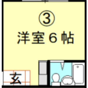 ワンルーム 間取り図