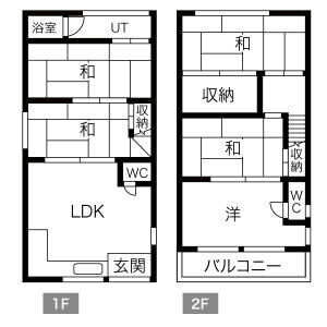 4LDK 間取り図