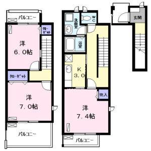 3K 間取り図