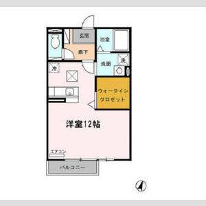 ワンルーム 間取り図