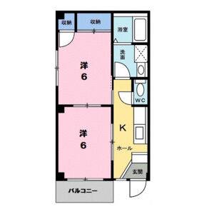 2K 間取り図