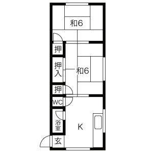 2K 間取り図