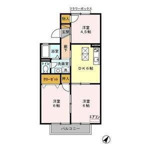 3DK 間取り図