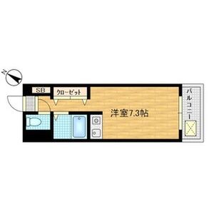 ワンルーム 間取り図