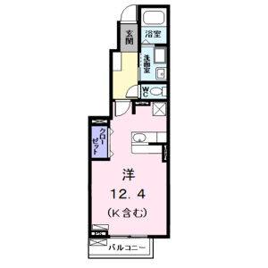 ワンルーム 間取り図