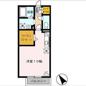 ワンルーム 間取り図