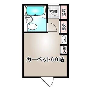 ワンルーム 間取り図
