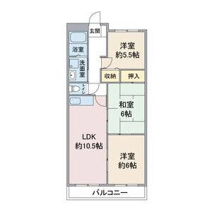 3LDK 間取り図
