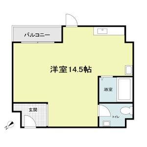 ワンルーム 間取り図