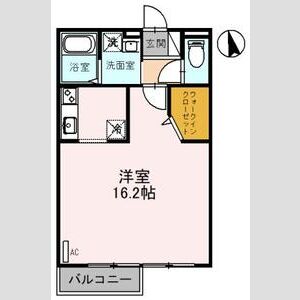 ワンルーム 間取り図