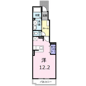 ワンルーム 間取り図