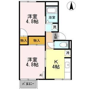 2K 間取り図