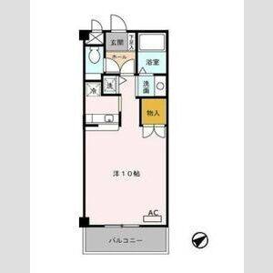 ワンルーム 間取り図