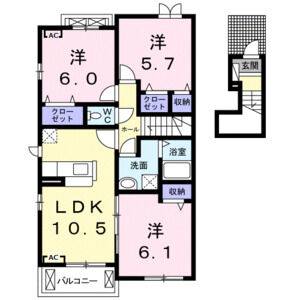 3LDK 間取り図