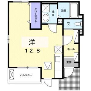 ワンルーム 間取り図