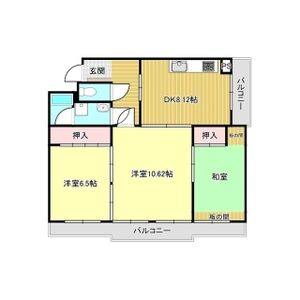 3DK 間取り図
