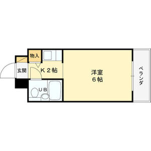 ワンルーム 間取り図