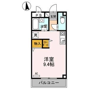 ワンルーム 間取り図