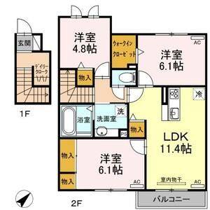 3LDK 間取り図