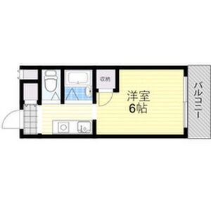 ワンルーム 間取り図