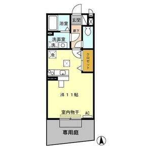 ワンルーム 間取り図