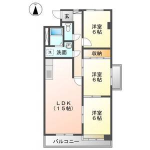 3LDK 間取り図