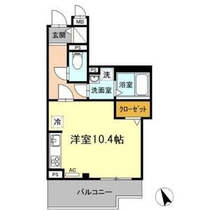 ワンルーム 間取り図