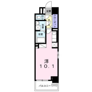ワンルーム 間取り図