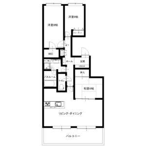 3LDK 間取り図