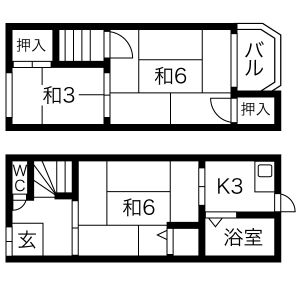 3K 間取り図