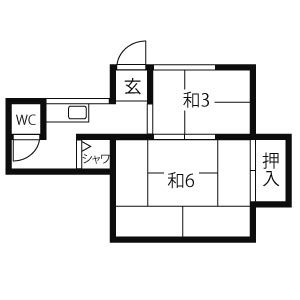 2K 間取り図