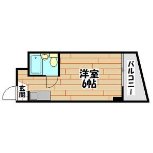 ワンルーム 間取り図