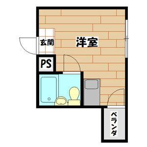 ワンルーム 間取り図
