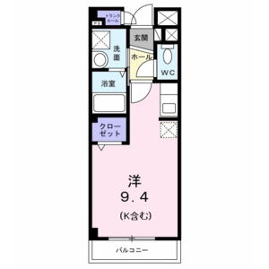 ワンルーム 間取り図