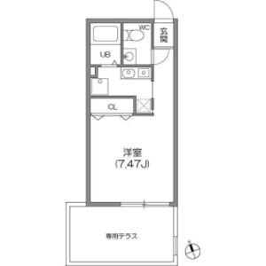 ワンルーム 間取り図