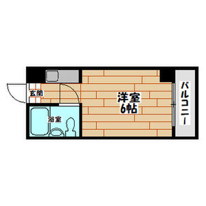 ワンルーム 間取り図