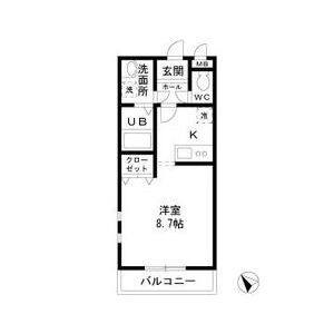 ワンルーム 間取り図