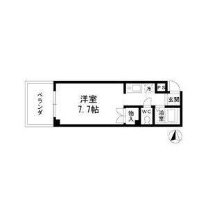ワンルーム 間取り図
