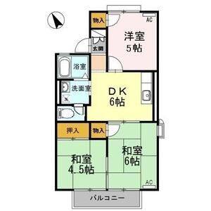 3DK 間取り図