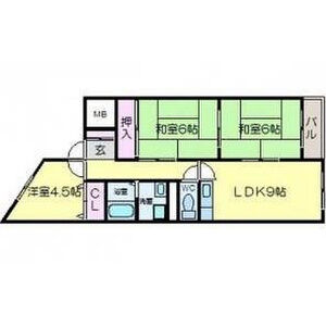 3LDK 間取り図