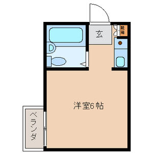 ワンルーム 間取り図