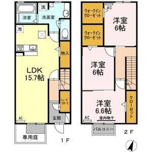 3LDK 間取り図