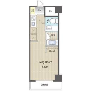 ワンルーム 間取り図