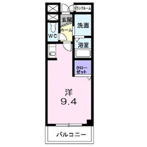 ワンルーム 間取り図