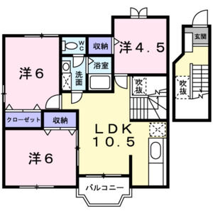 3LDK 間取り図