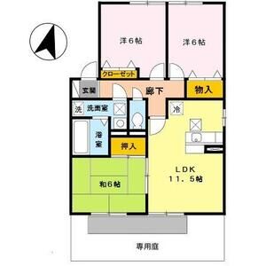 3LDK 間取り図