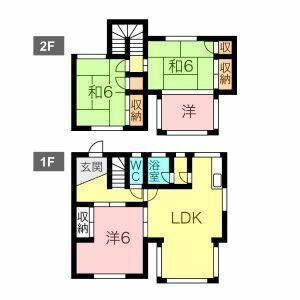 4LDK 間取り図