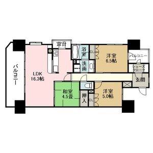 3LDK 間取り図