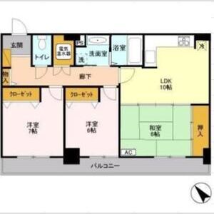 3LDK 間取り図
