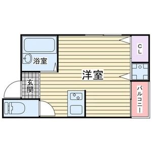 ワンルーム 間取り図